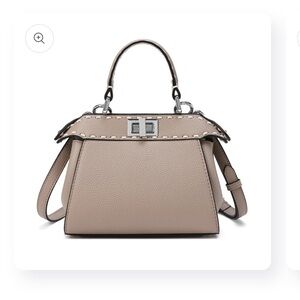 Tiffany & Fred Top-Grain Leather Satchel/Shoulder Bag